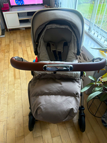 Silver cross dune - silver, pushchair