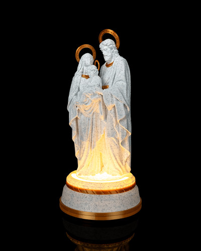 Holy family nativity - lamp, 3d