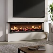 Panoramic Media Fireplace