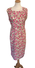 Vintage 50s Pink Floral Rose