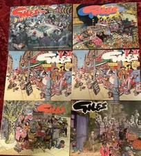 6 Giles Cartoon Books 1980's good condition. Hardly used