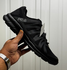 Authentic Fila FINITION ® (  Men UK 7 8 10 11 ) Running Trainers Jogging / Black