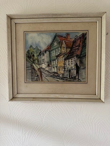Rare original watercolour art - rare,