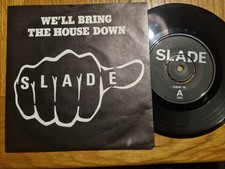 Slade – We'll Bring The House Down 1981 Cheapskate Records 7” Glam Rock