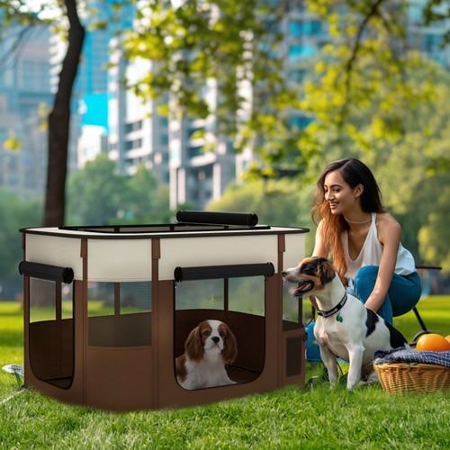 Pawhut portable dog pen for - portable,