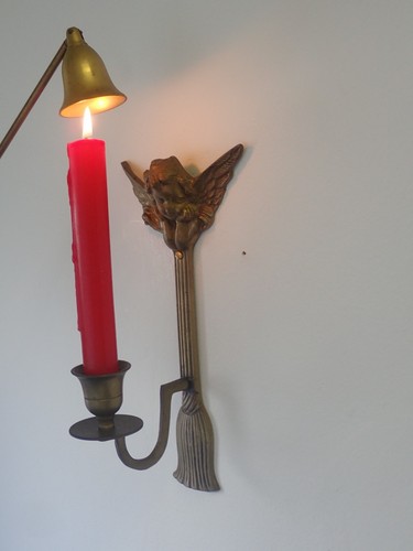 Vintage brass wall mounted
