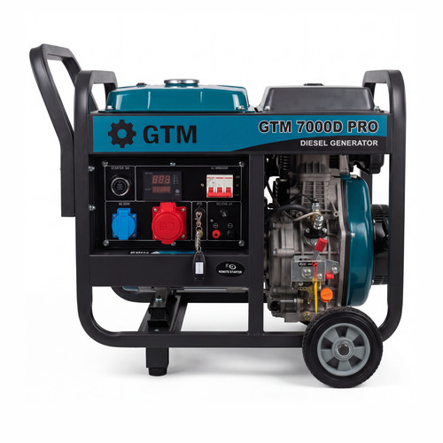 Gtm 7000d pro 5kw diesel - 7.5kw,