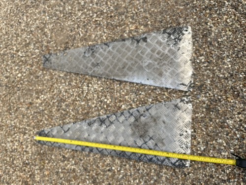 Natural chequer plate wing top - natural,