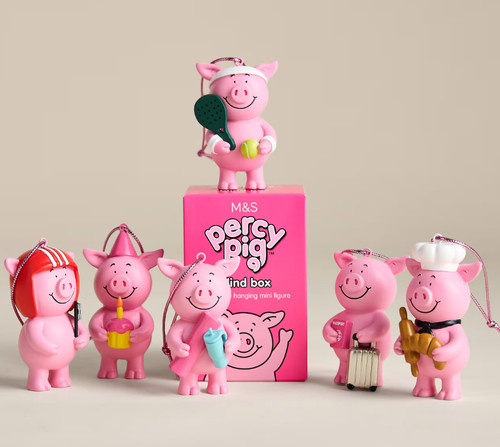 Percy pig blind box - box, hanging