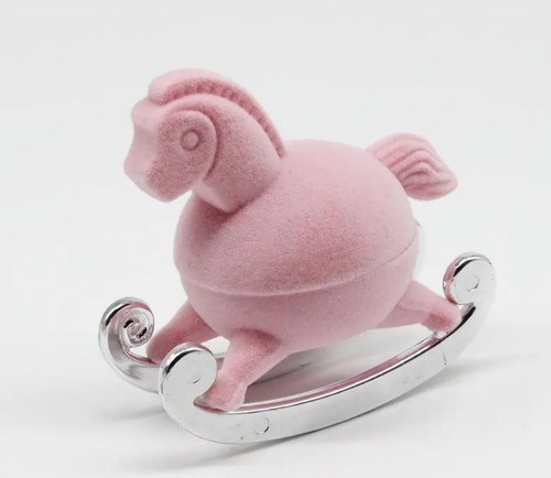 Baby pink rocking horse - pink,
