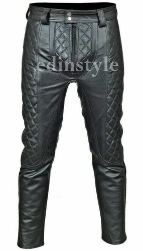 Genuine cowhide men quilted - genuine,