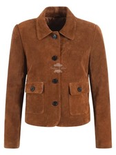 Women tan suede - suede, leather