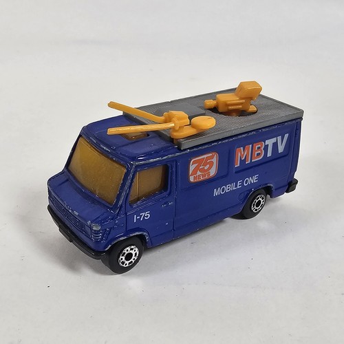 News truck matchbox - tv,