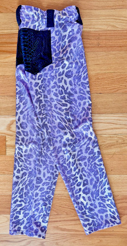 Pro wrestling tights - tights, purple