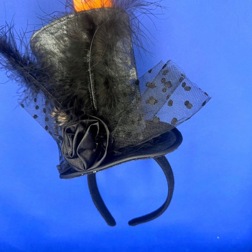 Top hat headband - hat, black
