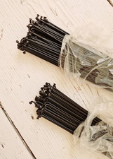 ✅️ NEW - 100 Bicycle Bike Spokes - 260mm length - Steel - Black - CLEARANCE!! 🔥