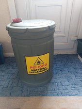 Original movie Prop  plastic barrel  With COA