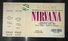 MINT Nirvana Ticket April 5