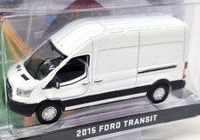 Greenlight 1/64 - Ford Transit Hightop Van 2015 White Diecast Scale Model Car