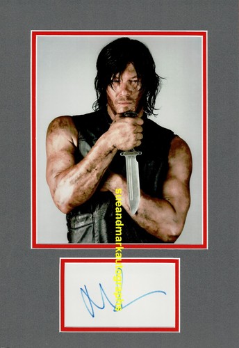 Norman reedus autograph signed - reedus,