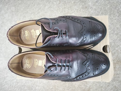 Mens solovair burgundy gibson - mens,