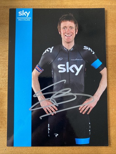 Bradley wiggins hand signed - wiggins,
