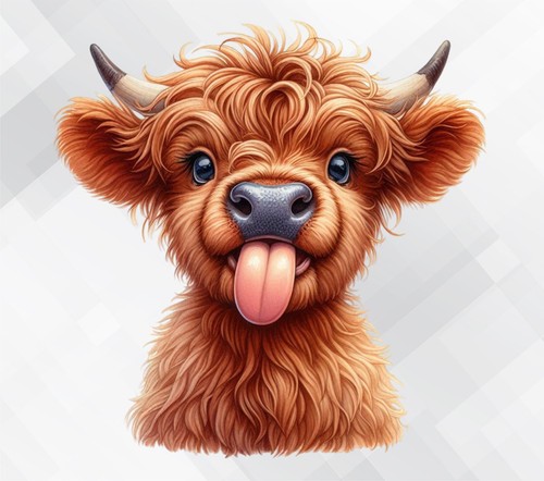Highland cow wall - highland,