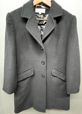 Merino Wool Pea Coat Women 8P