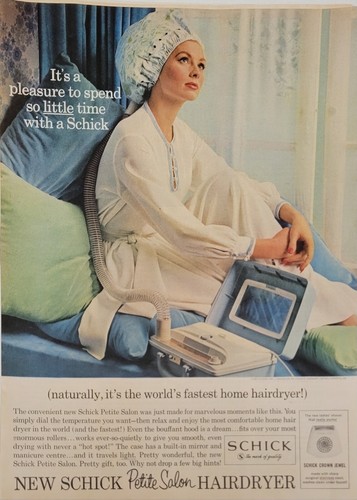 1963 schick hairdryer - 1963, vintage