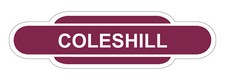 Railway Totem Station Sign