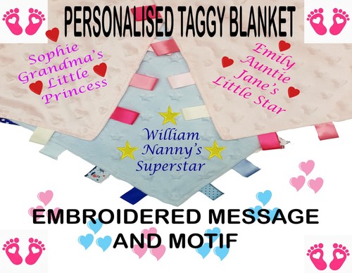 Personalised embroidered baby - personalised,