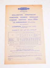 Railway Handbill BR Excursions