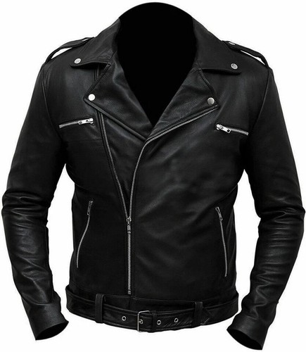Men black genuine leather - men’s,
