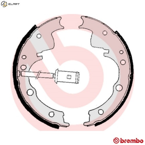 Brake shoe set 505 for - shoe,