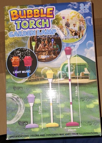 Bubble torch garden lamp - bubble,