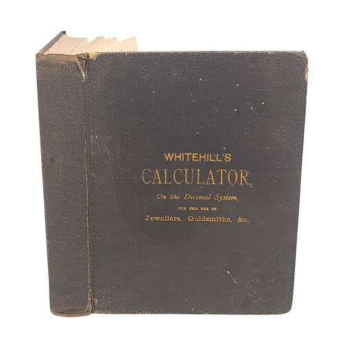 1879 whitehill calculator - whitehill’s,
