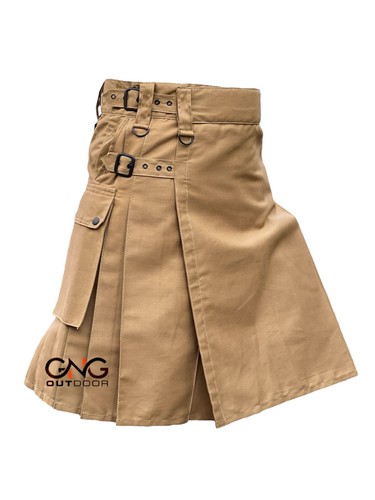 Men scottish khaki utility - khaki,
