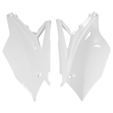 UFO Kawasaki KXF 250 (17-20) KXF 450 (16-18) White Side Panels KA04737