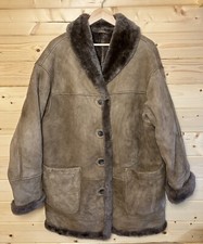 VTG Womens Brown real leather