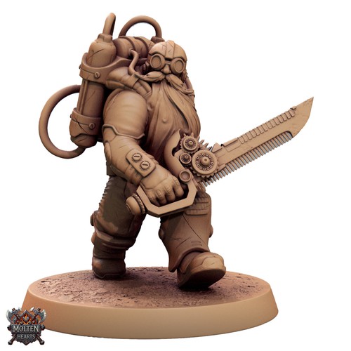 Resin miniature dwarf - miniature,
