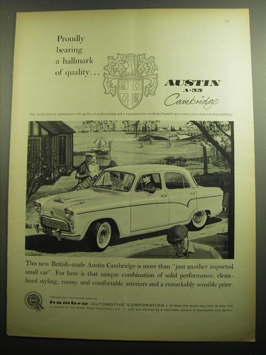 1958 austin cambridge car - cambridge,