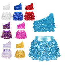UK Girls 2Pcs Dance Outfits