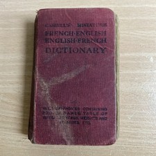 Castell’s  Miniature French- English Dictionary