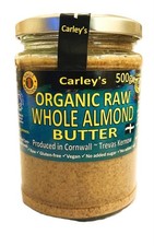 Carley's Organic Raw Almond Butter 500g - 2 Pack
