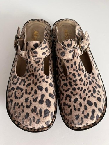 Alegria beige brown leopard - brown,