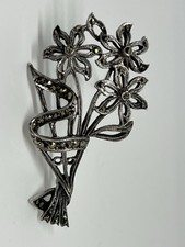 Sterling silver brooch - sterling, with