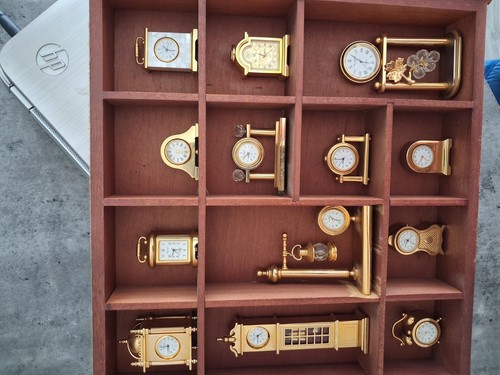 Miniature clocks collection
