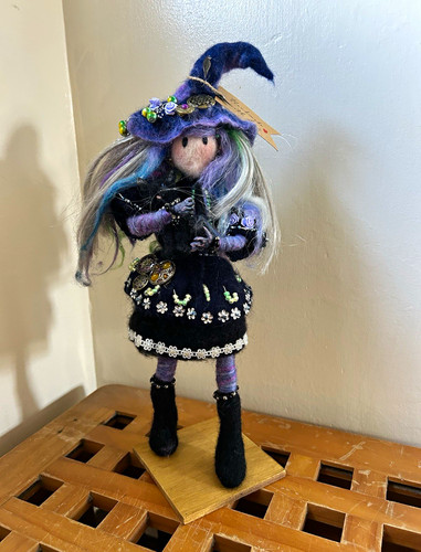 Ooak handmade needle felted - handmade,