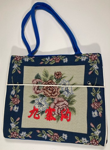 Embroidered tote bag - embroidered,
