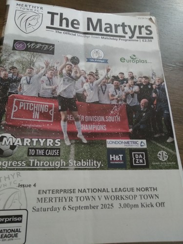 Merthyr town worksop - worksop,